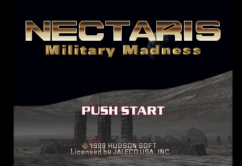 Nectaris: Military Madness Title Screen